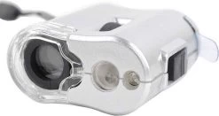 TR Goods - Mini Microscope - Microscope De Poche - Microscope De Poche - Microscope - Loupe - Lentille De Loupe - Lumière UV - Détection De Contrefaçon -- Zoom 60x -Magasin D'Équipement De Plein Air 1200x637
