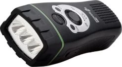 Lampe De Poche à DEL POWERplus Wolf Dynamo | Radio FM Avec Haut-parleur Intégré | Rechargeable Via USB Ou Via Dynamo | Couleur : Noir -Magasin D'Équipement De Plein Air 1200x667