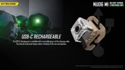 Nitecore NU06 Military - Infrarouge - Marqueur De Casque - Lampe De Signalisation Rechargeable - Militaire - IR - Système Molle -Magasin D'Équipement De Plein Air 1200x675 2