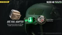 Nitecore NU06 Military - Infrarouge - Marqueur De Casque - Lampe De Signalisation Rechargeable - Militaire - IR - Système Molle -Magasin D'Équipement De Plein Air 1200x680 1