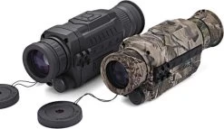 Jumelles Monoculaires Bolture - Longue-vue Avec Vision Nocturne - Monoculaire Avec Photo Vidéo Et SD 8 Go - Camouflage 5X Et 8X