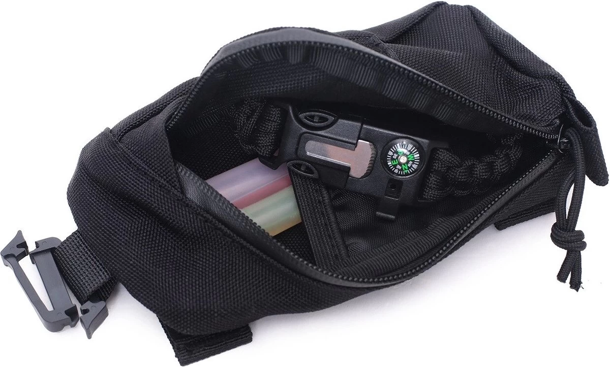 WiseGoods Luxe Water Bottle Holder Backpack - Plein Air Tool - Camping - Camping - Voyages - Tactical Survie Tools - Randonnée - Zwart 5 WiseGoods Luxe Water Bottle Holder Backpack - Plein Air Tool - Camping - Camping - Voyages - Tactical Survie Tools - Randonnée - Zwart – Image 3