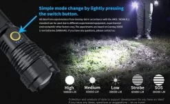 Lampe De Poche LED Rechargeable - Lampe De Poche Militaire - 3000 Lumen - Avec Câble De Batterie Rechargeable - Rechargeable Par USB - étanche - Pour Le Camping, La Pêche, Les Urgences 17 Lampe De Poche LED Rechargeable - Lampe De Poche Militaire - 3000 Lumen - Avec Câble De Batterie Rechargeable - Rechargeable Par USB - étanche - Pour Le Camping, La Pêche, Les Urgences -Magasin D'Équipement De Plein Air 1200x734 2