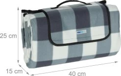Couverture De Pique-nique Relaxdays 200x200 Cm - à Carreaux - Couverture Extérieure Imperméable - Couverture Polaire - Couverture -Magasin D'Équipement De Plein Air 1200x758 1