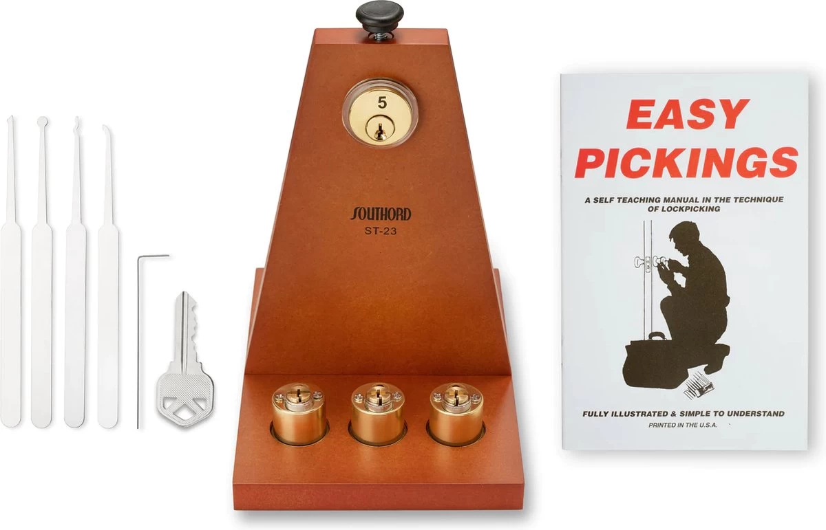 Southord : Verrouillez L'école De Sélection Dans Une Boîte ! Set De 5 Médiators, Livret Et 5 Serrures D'entraînement ! 7 Southord : Verrouillez L'école De Sélection Dans Une Boîte ! Set De 5 Médiators, Livret Et 5 Serrures D'entraînement ! – Image 5