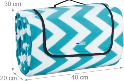 Couverture De Pique-nique Relaxdays 300x200 - Imperméable - Couverture De Pique-nique Polaire - Zigzag - Extra Large -Magasin D'Équipement De Plein Air 1200x785 1