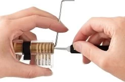 LOCK Premium Lockpick Set – 21 Pièces – Comprend Un Cadenas Transparent – Crochetage Pour Débutants Et Professionnels -Magasin D'Équipement De Plein Air 1200x791