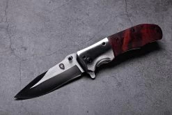 Couteau De Poche De Survie Outdoor - Système Ouvert à 1 Main Et Pince à Pantalon - Couteau Pliant 20,5 CM - Acier Inoxydable - Lion Gear KN-02 -Magasin D'Équipement De Plein Air 1200x800 30