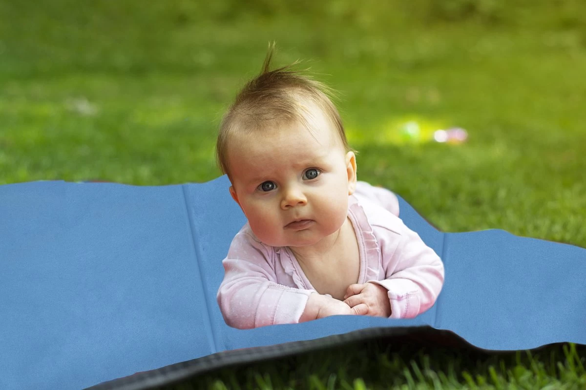 Pique-nique Couverture De Pique-nique Imperméable - Blauw - Couverture De Pique-nique GoldBaby - GoldBaby De Pique-nique Extérieur 150 X 135cm 6 Pique-nique Couverture De Pique-nique Imperméable - Blauw - Couverture De Pique-nique GoldBaby - GoldBaby De Pique-nique Extérieur 150 X 135cm – Image 4