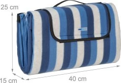 Relaxdays Couverture De Pique-nique Bleu-blanc - Rayé - Couverture De Pique-nique - Couverture De Festival - Isolé 19 Relaxdays Couverture De Pique-nique Bleu-blanc - Rayé - Couverture De Pique-nique - Couverture De Festival - Isolé -Magasin D'Équipement De Plein Air 1200x820 4