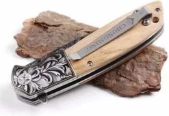 Couteau De Poche - Damas - Survie - Couteau D' Plein Air - Couteau De Poche - Aiguisé Comme Un Rasoir - Manche En Bois - Robuste - Couteau De Chasse - Camping - 22cm - Astuce Cadeau -Magasin D'Équipement De Plein Air 1200x828 3