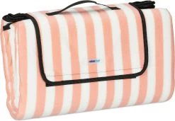 Couverture Pique-nique Relaxdays 200x200 - Couverture Extérieure - Couverture Polaire - Couverture Pique-nique - Imperméable