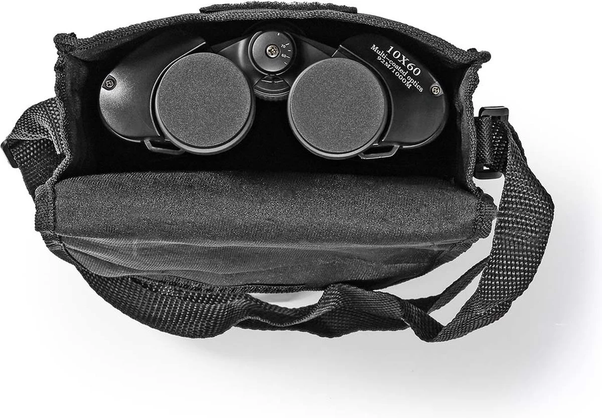Jumelles Nedis | Grossissement: 10 X | Diamètre De L'objectif : 60 Mm | Champ De Vision : 92 M | Comprend Un Sac De Voyage | Noir 13 Jumelles Nedis | Grossissement: 10 X | Diamètre De L'objectif : 60 Mm | Champ De Vision : 92 M | Comprend Un Sac De Voyage | Noir – Image 11