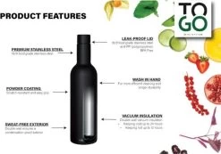 Scanpan - Coffret Cadeau - Bouteille De Vin + 2 Gobelets - 2GO - Vert Forêt - Gourde Double Paroi + 2 Gobelets Double Paroi -Magasin D'Équipement De Plein Air 1200x840 1