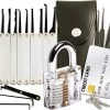 Set De Crochetage Professionnel 20 Pièces Avec Cadenas Transparent | Lockpick Set Avec Cadenas D'entraînement De La Taille D'une Carte De Crédit Et Instructions Pour Débutants Et Professionnels | Gadgets Pour Hommes Par LockCowboy -Magasin D'Équipement De Plein Air 1200x852 1