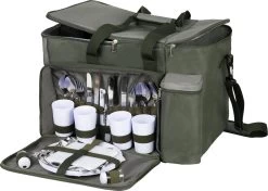 Capture Outdoor, Sac De Pique-nique "Natura XP-4", 45x33x32cm, Pour 4 Personnes, Sac Isotherme Isotherme, Vaisselle Incluse, ...