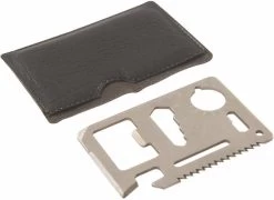 Équipement De Survie De Carte De Crédit - Carte Multitool - Outil De Couteau De Poche - Carte Plein Air - Kit Ouvre-bouteille - Acier Inoxydable - 11 En 1 !