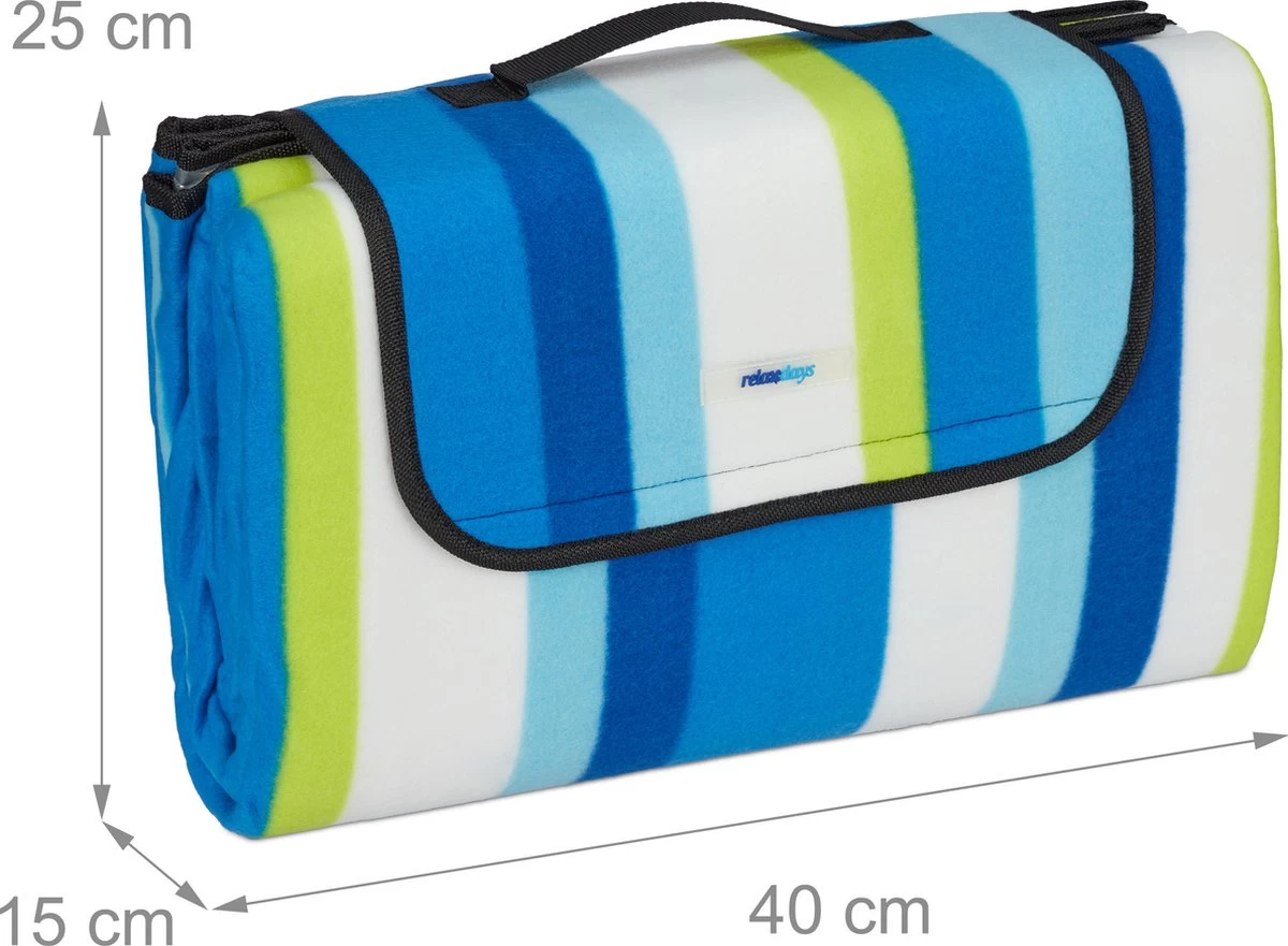 Couverture De Pique-nique Relaxdays - Couverture De Pique-nique En Aluminium - Grande Couverture De Camping Pliable 8 Couverture De Pique-nique Relaxdays - Couverture De Pique-nique En Aluminium - Grande Couverture De Camping Pliable – Image 6