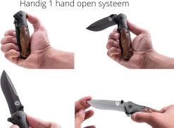 Couteau De Poche De Survie Outdoor - Système Ouvert à 1 Main Et Pince à Pantalon - Couteau Pliant 20,5 CM - Acier Inoxydable - Lion Gear -Magasin D'Équipement De Plein Air 1200x885 1