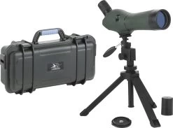 MacGyver Spotting Scope 20-60x60 ZOOM Bin 4 - Avec Boîte étanche Et Trépied + Trépied De Fenêtre - Aussi Pour Les Porteurs De Lunettes - Vert -Magasin D'Équipement De Plein Air 1200x890 1