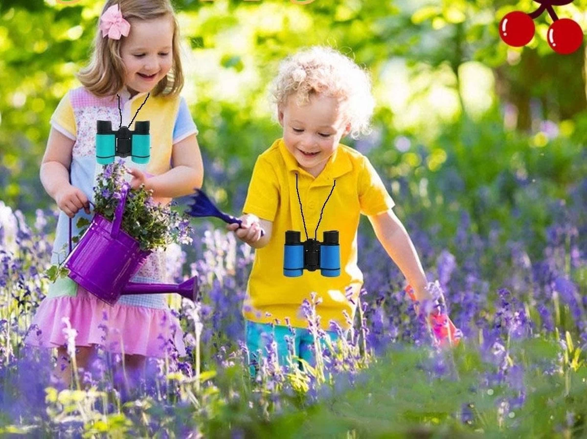 Donkersstuff - Jumelles Pour Enfants - Jumelles Compactes - Etanches - Avec Tour De Cou - Pour Observer Les Oiseaux, Jouer Dehors, Théâtre - Rose 8 Donkersstuff - Jumelles Pour Enfants - Jumelles Compactes - Etanches - Avec Tour De Cou - Pour Observer Les Oiseaux, Jouer Dehors, Théâtre - Rose – Image 6