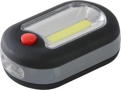 KWB 1x LED De Travail / Lampe De Poche Ovale Avec Crochet Dépliable - LED COB - Avec 3 Piles AAA - Fournitures De Bricolage - Lampes De Travail / Lampes De Poche / Lampes à Main