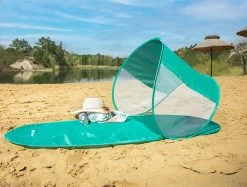 Tapis De Plage Avec Parasol | Couverture De Plage Couverture De Pique-nique Parasol 145 X 70 Cm - Couverture Plein Air - Imperméable - Menthe -Magasin D'Équipement De Plein Air 1200x909 4
