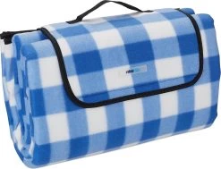 Relaxdays Couverture De Pique-nique étanche - XXL - Couverture Polaire - Couverture Extérieure - Damier Bleu Et Blanc -Magasin D'Équipement De Plein Air 1200x920 1