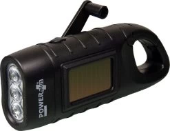 POWERplus Seahorse Dynamo Et LED De Poche Solar Rechargeable à 3 LED Avec Mousqueton | Couleur : Noir | Cellule Solaire Amorphe -Magasin D'Équipement De Plein Air 1200x923 3