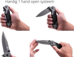 Couteau De Poche De Survie Outdoor - Système Ouvert à 1 Main Et Pince à Pantalon - Couteau Pliant 22,5 CM - Acier Inoxydable - Lion Gear KN-03 -Magasin D'Équipement De Plein Air 1200x926 2