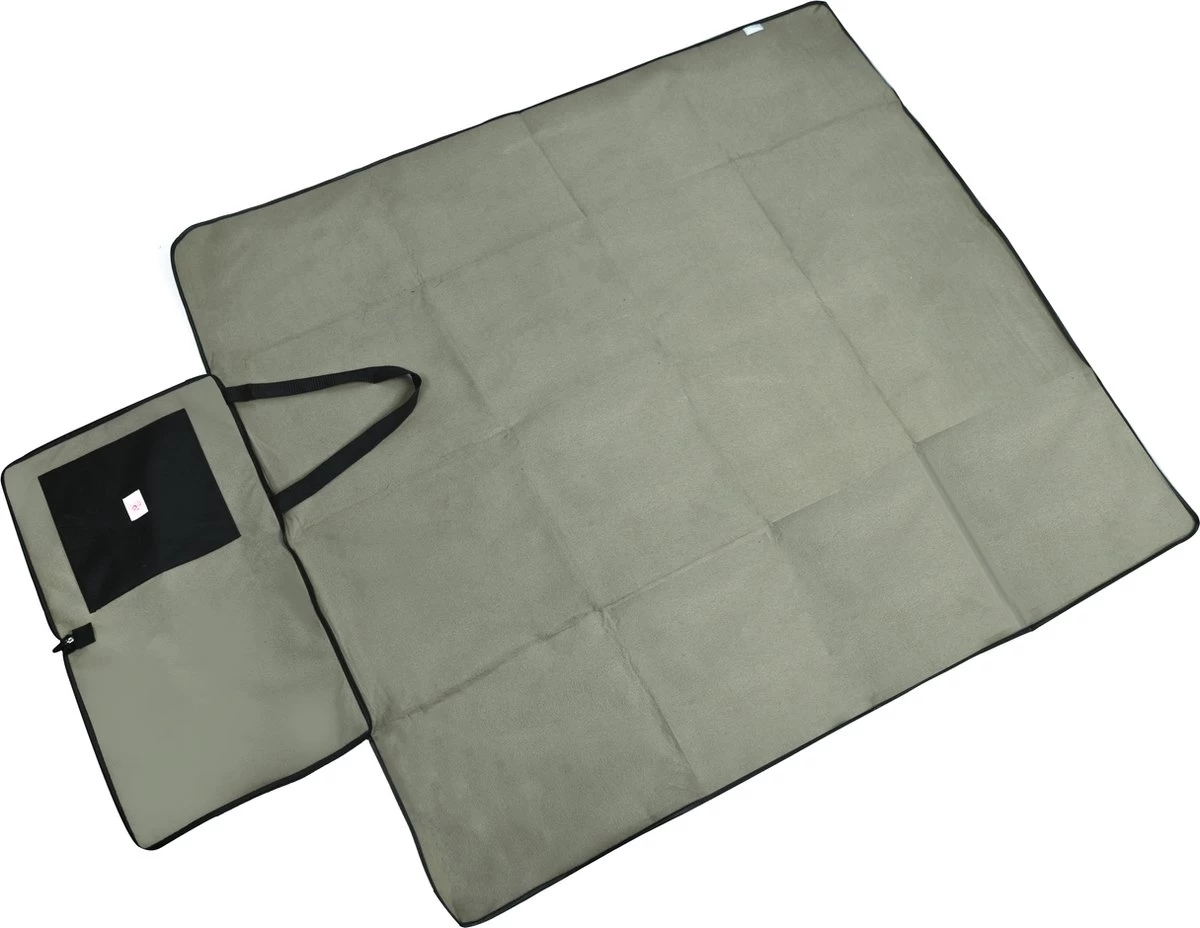 Sac De Pique-nique Gris - Avec Une Couverture De Pique-nique Extérieure Grise De 150 X 135 Cm 3 Sac De Pique-nique Gris - Avec Une Couverture De Pique-nique Extérieure Grise De 150 X 135 Cm