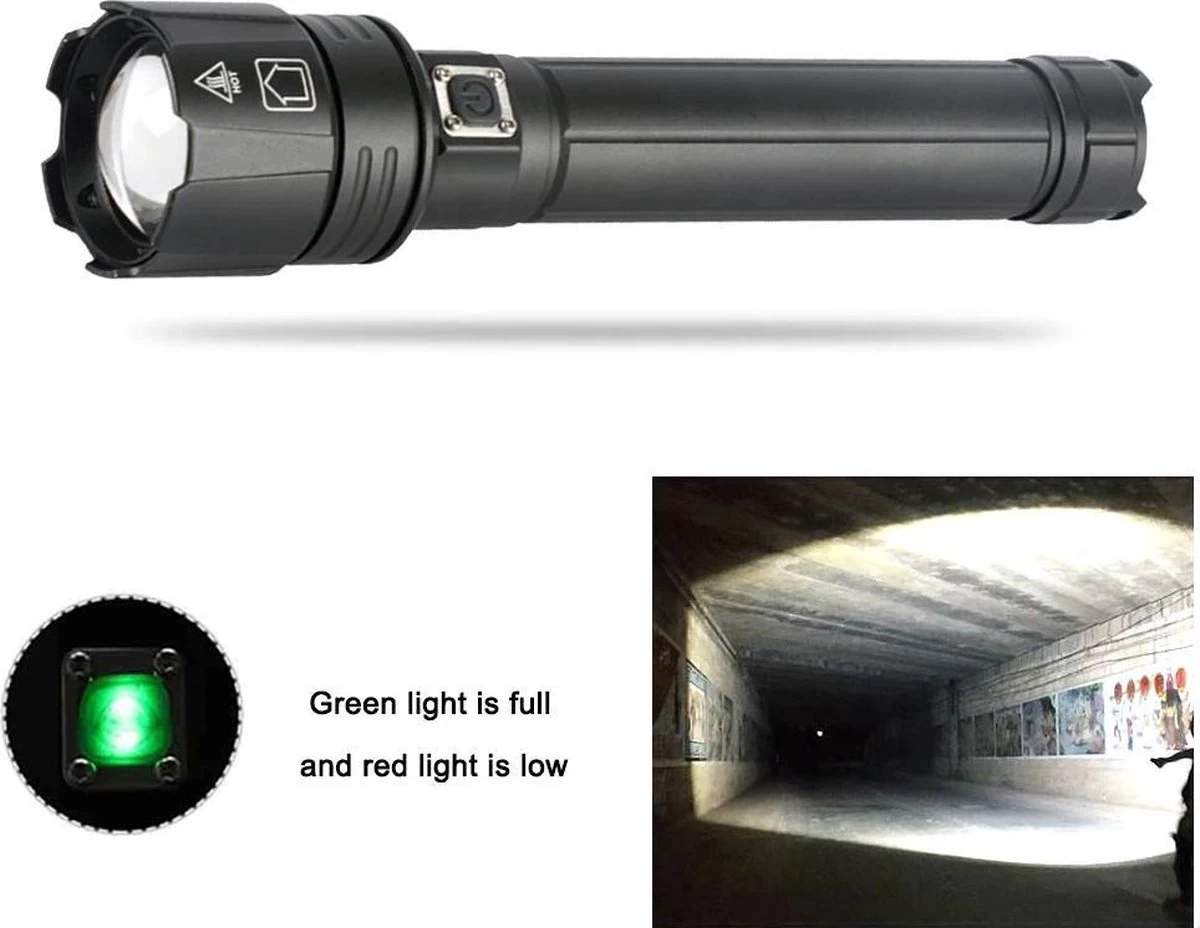 DrPhone LED Pro 02 - Lampe De Poche LED XHP 90 Strong - Lampe De Poche - Zoom / Arrière - DrPhone De Batterie - Étanche / étanche - Antidéflagrant - Zwart 19 DrPhone LED Pro 02 - Lampe De Poche LED XHP 90 Strong - Lampe De Poche - Zoom / Arrière - DrPhone De Batterie - Étanche / étanche - Antidéflagrant - Zwart – Image 18