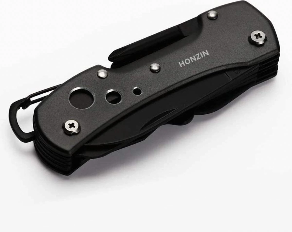 Couteau De Poche Multi-usages HONZIN Swiss Style - Pour Un Usage Quotidien, Y Compris La Pêche De Survie En Plein Air 6 Couteau De Poche Multi-usages HONZIN Swiss Style - Pour Un Usage Quotidien, Y Compris La Pêche De Survie En Plein Air – Image 4