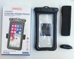 Coque De Téléphone étanche Avec Cordon Et Airbag - Flottant - IPX8 Jusqu'à 30 Mètres étanche - Universel Pour IPhone 12, 13 Pro Max, Samsung S22 Ultra, Samsung S21, A52, A53, A51, OnePlus 9 -Magasin D'Équipement De Plein Air 1200x965