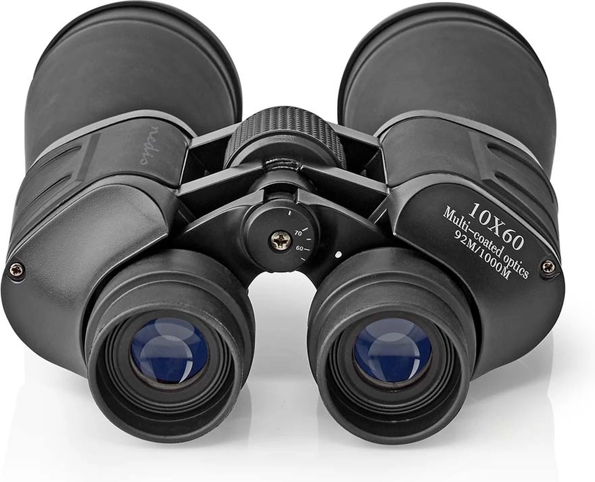 Jumelles Nedis | Grossissement: 10 X | Diamètre De L'objectif : 60 Mm | Champ De Vision : 92 M | Comprend Un Sac De Voyage | Noir 9 Jumelles Nedis | Grossissement: 10 X | Diamètre De L'objectif : 60 Mm | Champ De Vision : 92 M | Comprend Un Sac De Voyage | Noir – Image 7