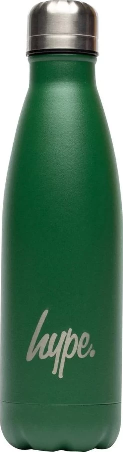 HYPE Revêtement En Poudre Verte - Gourde - Gourde En Acier Inoxydable - Bouteille D'eau - Bouteille D'eau En Acier Inoxydable