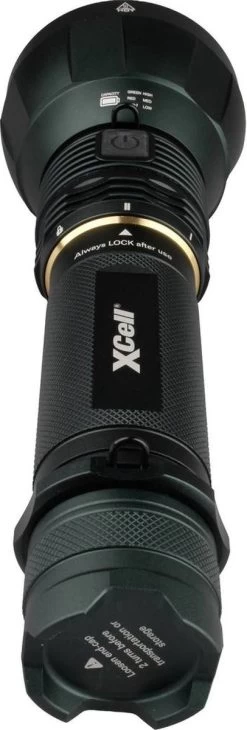 XCell Groot Lampe De Poche Rechargeable LED Longue Portée, Avec étui, Avec Fonction Stroboscopique, Ajustable, Avec Dragonne 1 -Magasin D'Équipement De Plein Air 406x1200