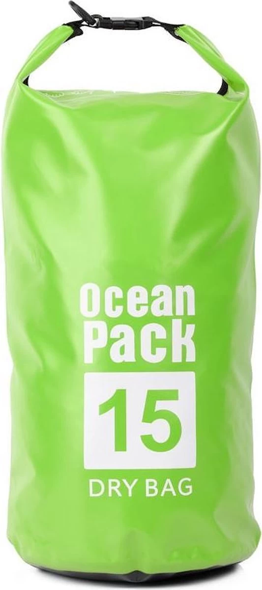 Decopatent® Waterproof Bag - Dry Bag - 15L - Ocean Pack - Dry Sack - Survie Plein Air Backpack - Sacs Secs - Sac De Bateau - Sac De Voile - Vert 7 Decopatent® Waterproof Bag - Dry Bag - 15L - Ocean Pack - Dry Sack - Survie Plein Air Backpack - Sacs Secs - Sac De Bateau - Sac De Voile - Vert – Image 5