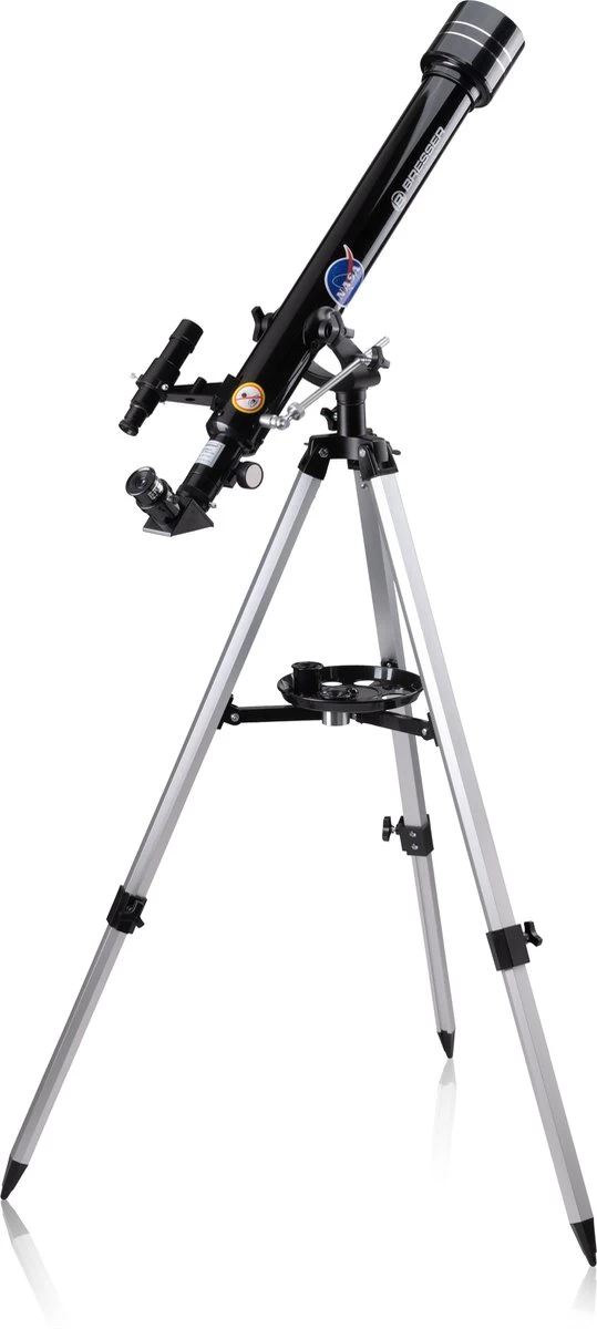 Bresser ISA Space Exploration NASA 60/700 AZ Lens Telescope - Moon And Planets - Complet Avec Trépied, Accessoires Et étui 9 Bresser ISA Space Exploration NASA 60/700 AZ Lens Telescope - Moon And Planets - Complet Avec Trépied, Accessoires Et étui – Image 7