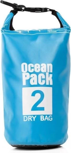 Sac étanche Ocean Pack 2L - Sac étanche étanche - Sac étanche 100% étanche - Sac à Dos Survie Plein Air Drybag - Survie Bag Duffel Bag - Plein Air Bag - Sac De Voyage - Sac Bateau - Sac à Voile - Sacs Secs 2 Litres - Couleur: BLEU - Decopatent® -Magasin D'Équipement De Plein Air 560x1200