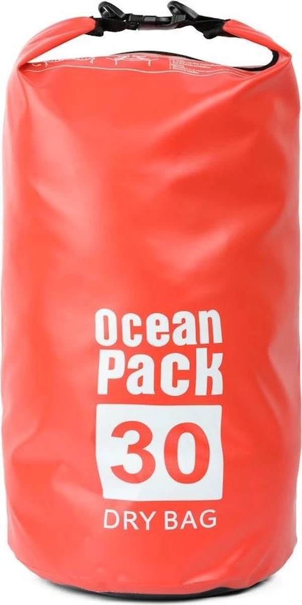 Decopatent® Waterproof Bag - Dry Bag - 30L - Ocean Pack - Dry Sack - Survie Plein Air Backpack - Sacs Secs - Sac De Bateau - Sac De Voile - Rouge 4 Decopatent® Waterproof Bag - Dry Bag - 30L - Ocean Pack - Dry Sack - Survie Plein Air Backpack - Sacs Secs - Sac De Bateau - Sac De Voile - Rouge – Image 2