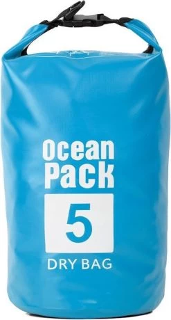 Decopatent® Waterproof Bag - Dry Bag - 5L - Ocean Pack - Dry Sack - Survie Plein Air Backpack - Sacs Secs - Sac De Bateau - Sac De Voile - Blauw -Magasin D'Équipement De Plein Air 644x1200