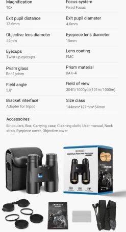 DrPhone APL11 Jumelles Professionnelles Puissantes Avec Mise Au Point Automatique Unique - 10X42 - Objectifs Entièrement Multi - Grossissement 10x - Objectif 42MM - BAK4 - Zwart 25 DrPhone APL11 Jumelles Professionnelles Puissantes Avec Mise Au Point Automatique Unique - 10X42 - Objectifs Entièrement Multi - Grossissement 10x - Objectif 42MM - BAK4 - Zwart -Magasin D'Équipement De Plein Air 655x1200