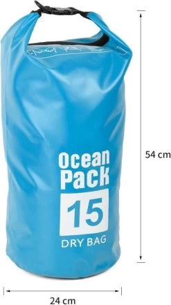 Decopatent® Waterproof Bag - Dry Bag - 15L - Ocean Pack - Dry Sack - Survie Plein Air Backpack - Sacs Secs - Sac De Bateau - Sac De Voile - Blauw -Magasin D'Équipement De Plein Air 672x1200 1