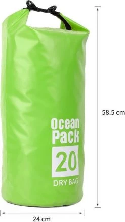 Decopatent® Waterproof Bag - Dry Bag - 20L - Ocean Pack - Dry Sack - Survie Plein Air Backpack - Sacs Secs - Sac De Bateau - Sac De Voile - Vert -Magasin D'Équipement De Plein Air 679x1200