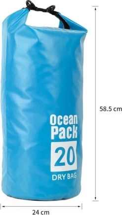 Decopatent® Waterproof Bag - Dry Bag - 20L - Ocean Pack - Dry Sack - Survie Plein Air Backpack - Sacs Secs - Sac De Bateau - Sac De Voile - Blauw -Magasin D'Équipement De Plein Air 680x1200