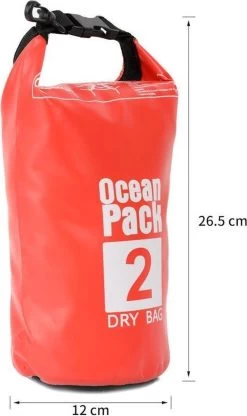 Sac étanche Ocean Pack 2L - Sac étanche étanche - Sac étanche 100% étanche - Sac à Dos Survie Plein Air Drybag - Sac De Survie Duffle Bag - Plein Air Bag - Sac De Voyage - Sac Bateau - Sac à Voile - Sacs Secs 2 Litres - Couleur: ROUGE - Decopatent® -Magasin D'Équipement De Plein Air 713x1200 1