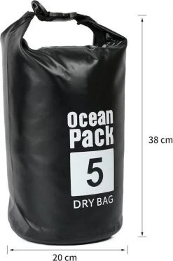 Decopatent® Waterproof Bag - Dry Bag - 5L - Ocean Pack - Dry Sack - Survie Plein Air Backpack - Sacs Secs - Sac De Bateau - Sac De Voile - Zwart 17 Decopatent® Waterproof Bag - Dry Bag - 5L - Ocean Pack - Dry Sack - Survie Plein Air Backpack - Sacs Secs - Sac De Bateau - Sac De Voile - Zwart -Magasin D'Équipement De Plein Air 794x1200