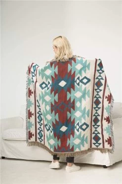 Navajo Aztec Tribal Couverture De Pique-nique Tapis Camping Literie Literie Pour La Maison En Plein Air Road Trip (50 X 60 Pouces) -Magasin D'Équipement De Plein Air 800x1200 17
