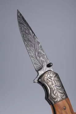 Couteau De Poche - Damas - Survie - Couteau D' Plein Air - Couteau De Poche - Aiguisé Comme Un Rasoir - Manche En Bois - Robuste - Couteau De Chasse - Camping - 22cm - Astuce Cadeau -Magasin D'Équipement De Plein Air 801x1200 1